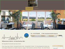 Tablet Screenshot of hotel-berliner-baer.de